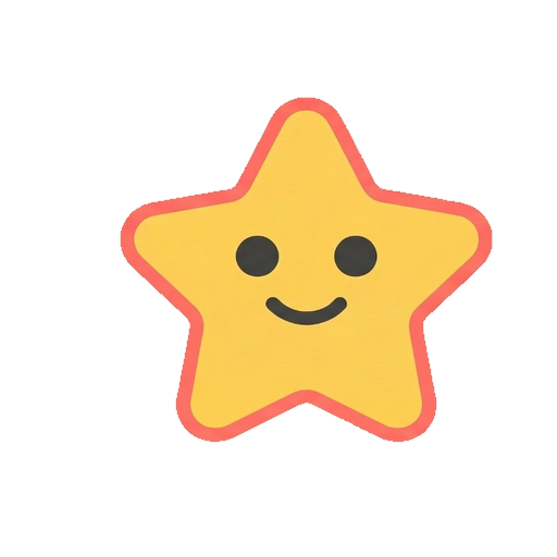 CheerKid™ mascot — a smiling star